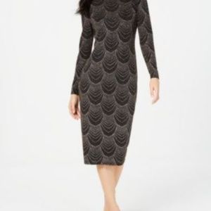 Nine West Midi Cocktail dress. Long Sleeve.Size 16